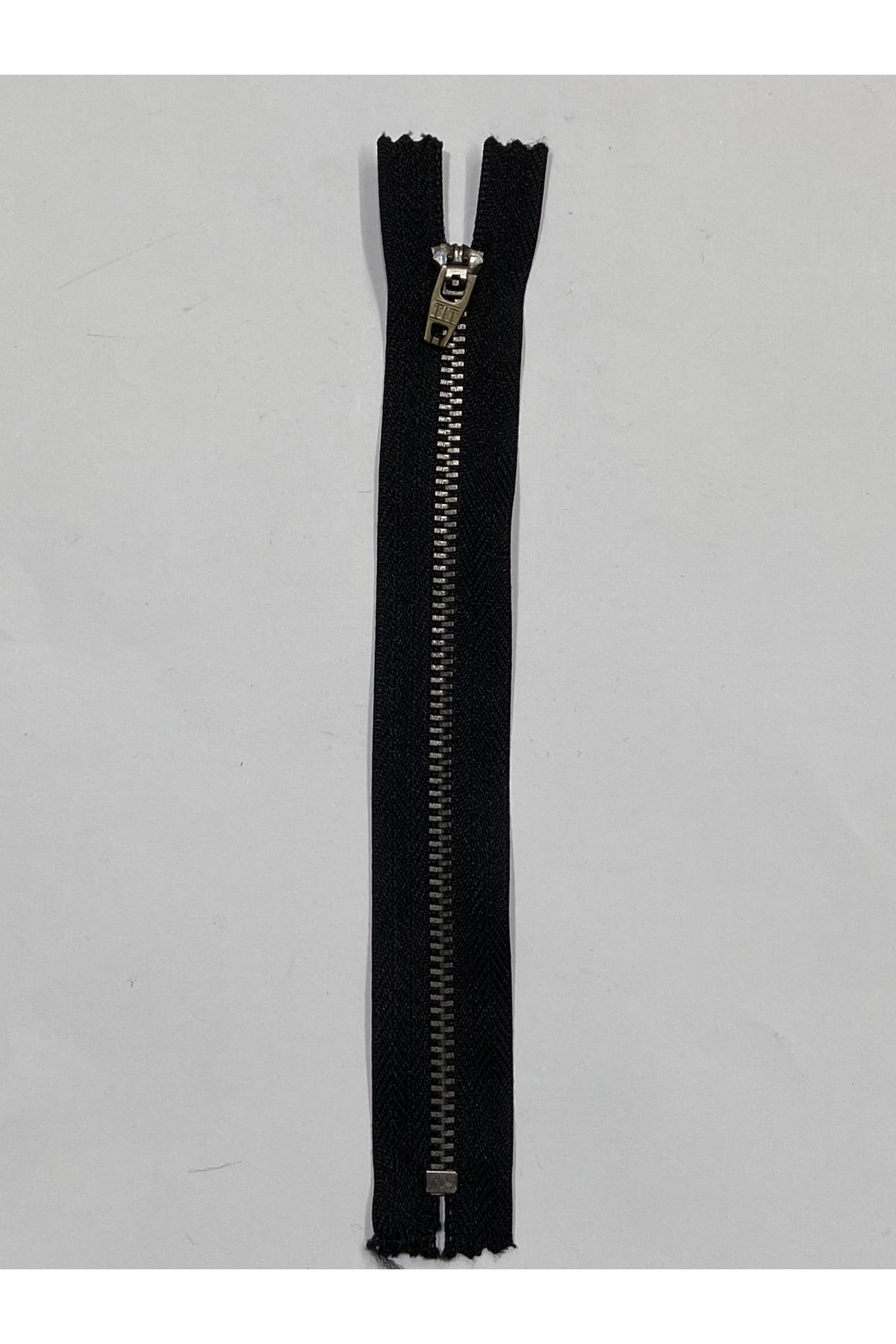 Jeans zipper / iron tooth trouser zipper / black oxide teeth 18 cm