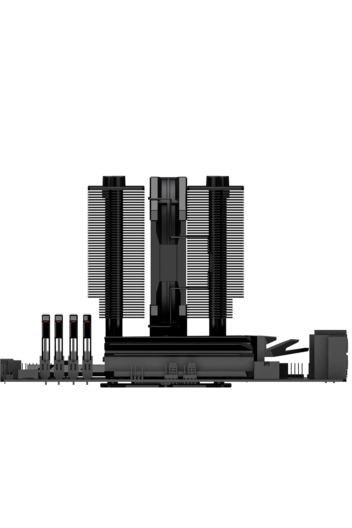 ID-COOLING SE-207-XT Slim 4Pin PWM 2x120mm İşlemci Soğutucu 5