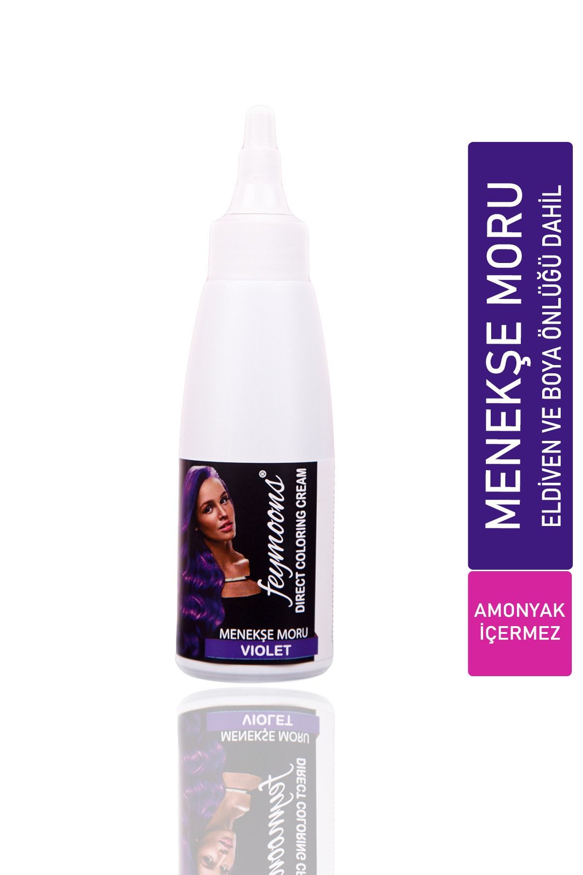 Feymoons Yarı Kalıcı Saç Boyası Menekşe Moru 120ML FEYBOYA1002