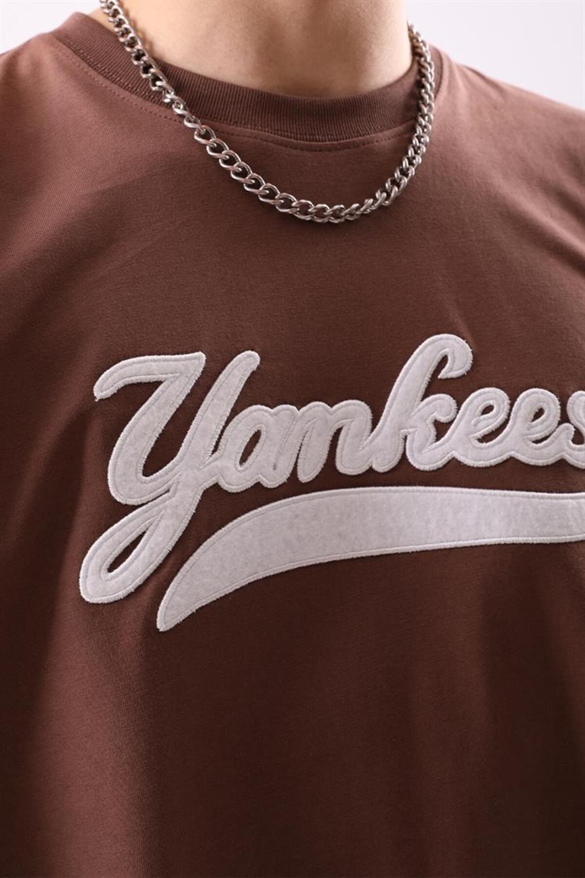 Yankees Polo Yaka Siyah Oversize Forma - Flaw Wears