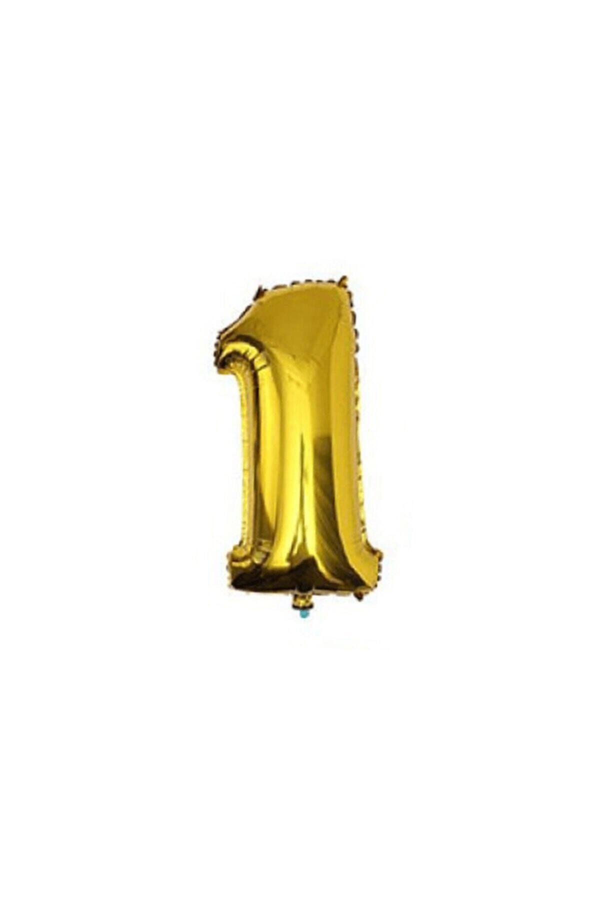 Gold number 1 balloon hotsell