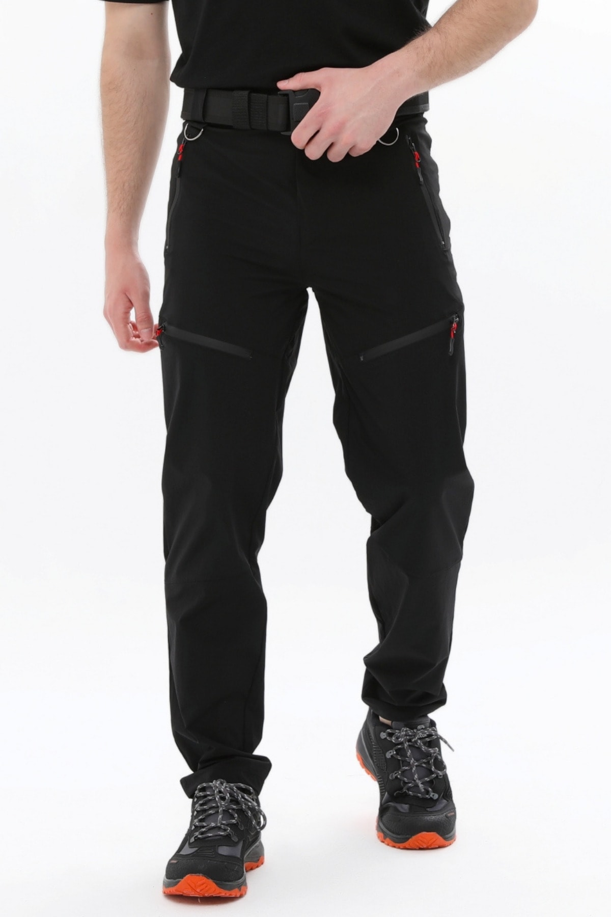 GHASSY CO. Erkek Tactical Nefes Alan 5 Cepli Yazlık Paraşüt Outdoor Yürüyüş Çalışma Pantolonu