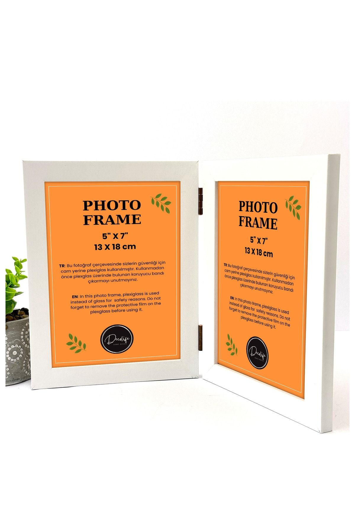 decolife-Decolife Hinged Frame, Photo Frame, Memory Frame, Picture Frame, Multiple Frame 13x18 5