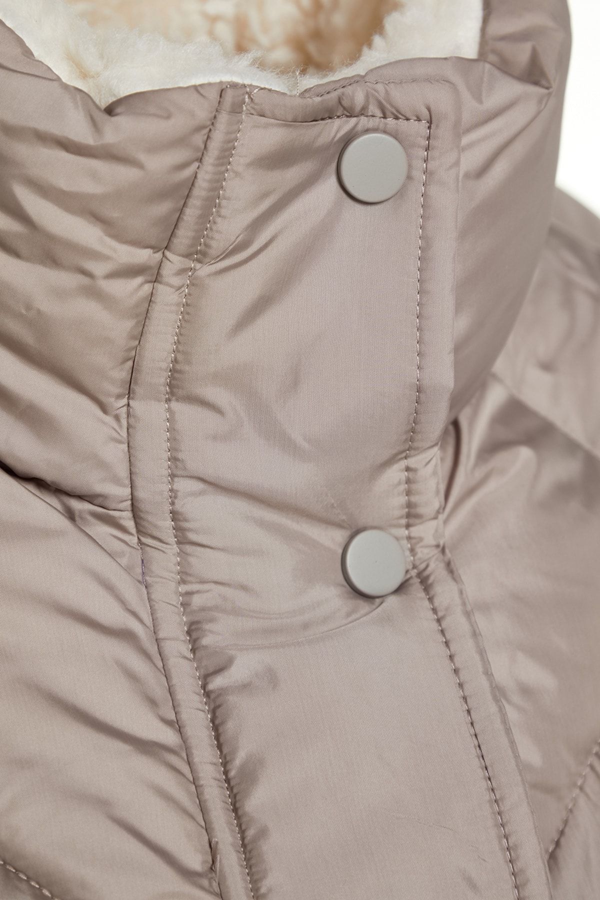 Trendyol Collection-Oversize Mink Down Coat - Λεπτομέρεια βελούδινου γιακά, υδατοαπωθητικό TWOAW24MO00008 7