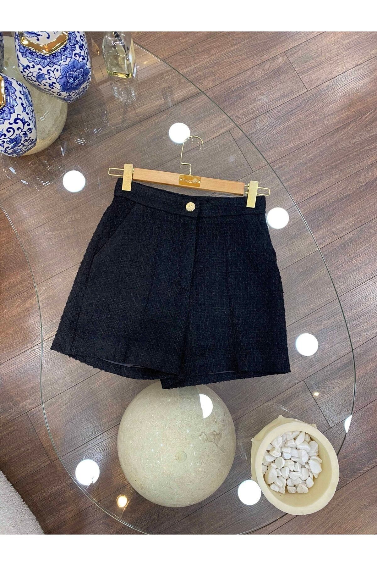 Tweed shorts 2025 and blazer
