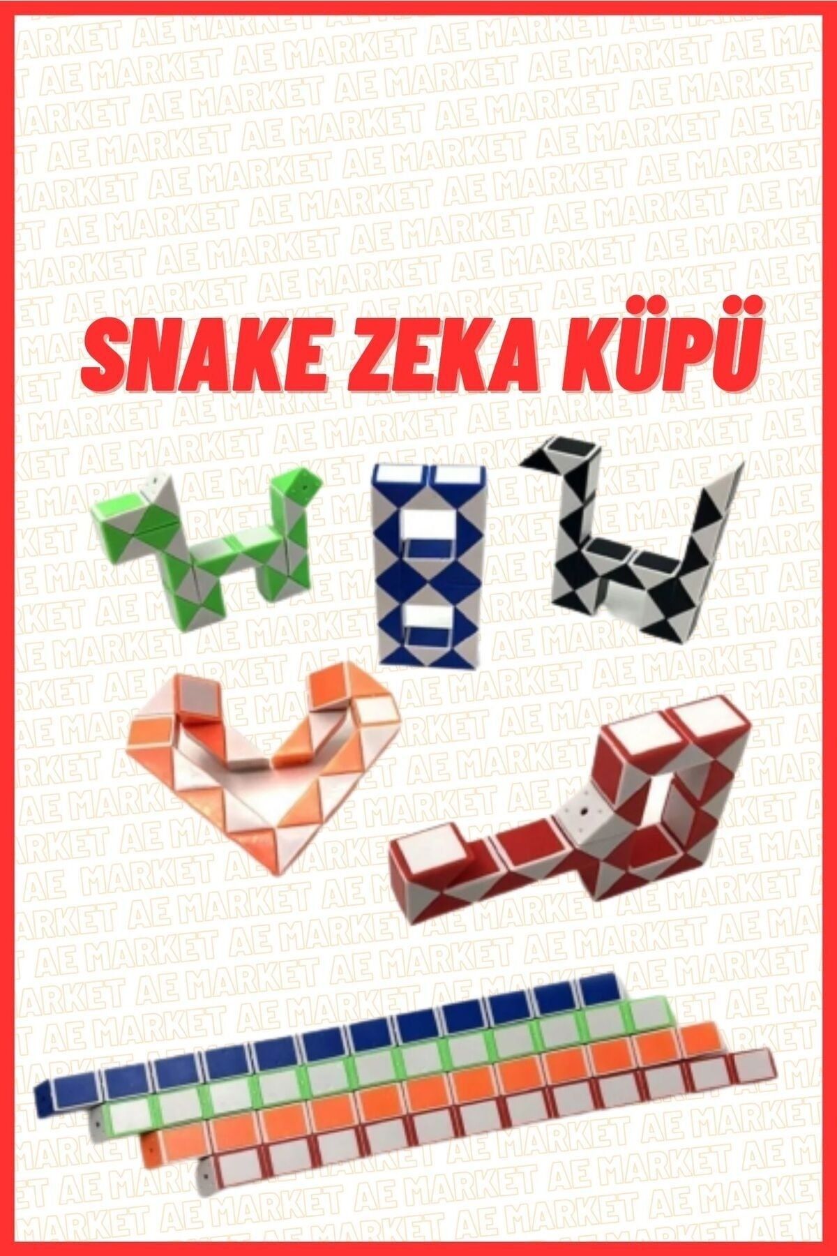 AE Market-Magic Snake Intelligence Cube - Magic Snake Rubik from the Shape to the Shape 2