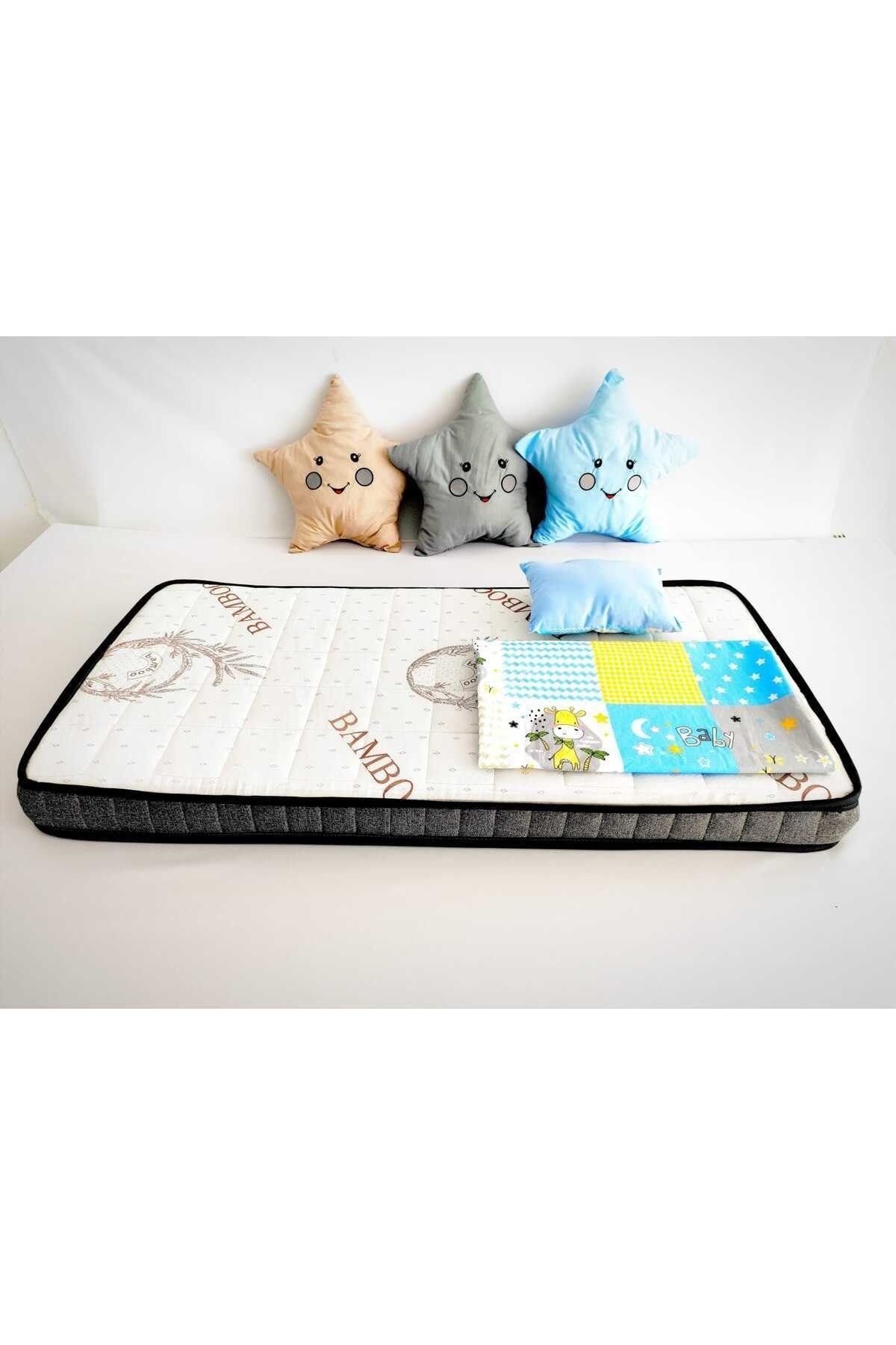 ÇAĞRI BEBE KAPİTONELİ 60x100x10 SOFT BAMBOO BEBEK YATAĞI BMB-004