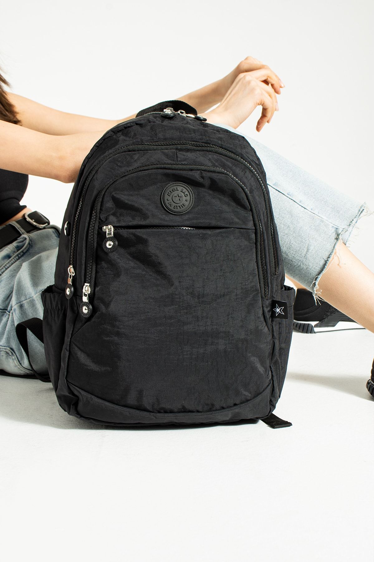 Fiyaka Mega 2003 Rucsac Scoala Unisex Student Călătorie Zilnică Vacanță Sport Drumeie Călătorie Campare Zilnic Unisex - Mărime unică