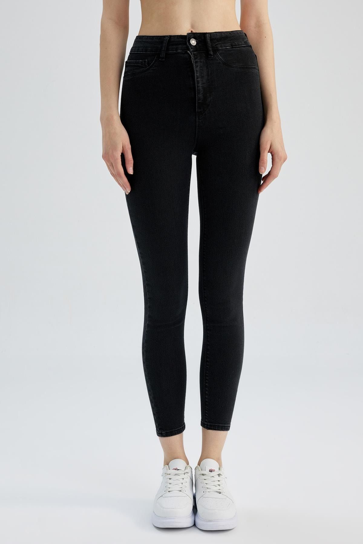 Super Skinny Fit Yüksek Bel Jean Pantolon