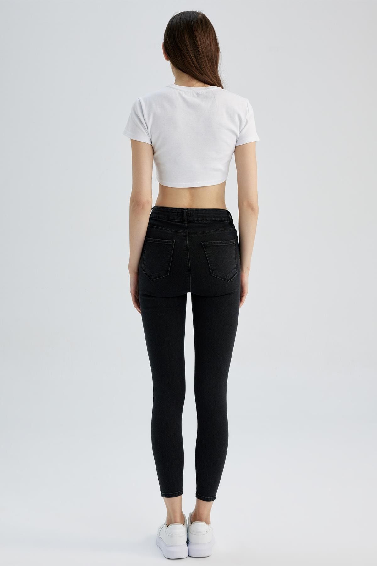 Super Skinny Fit Yüksek Bel Jean Pantolon