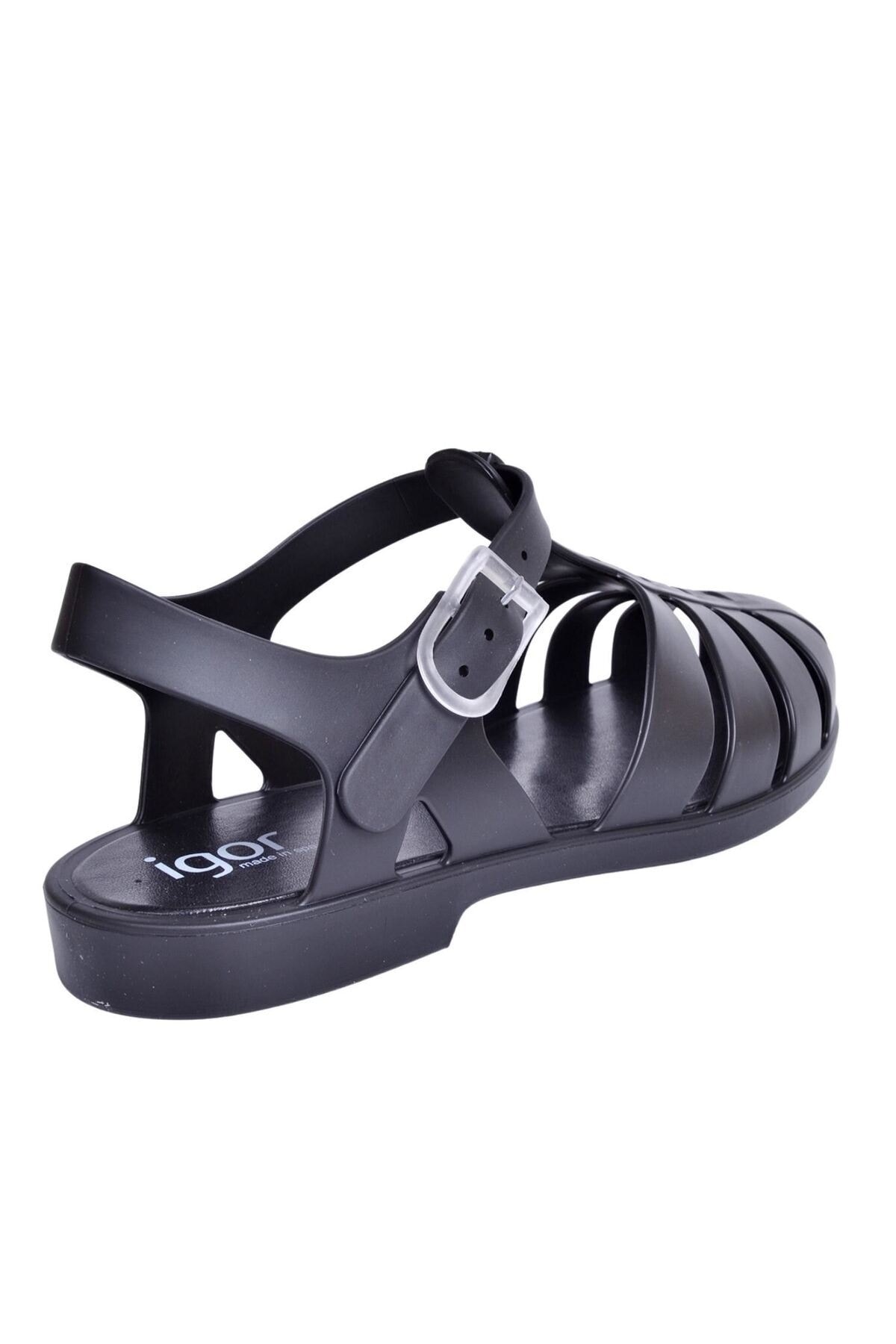 صندل زنانه مشکی IGOR | 55807 اورجینال - تصویر 4