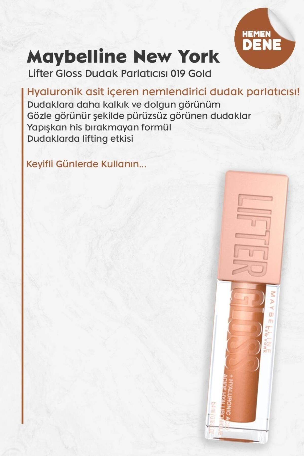 Lifter Gloss Lip Gloss 019 Gold Maybelline New York