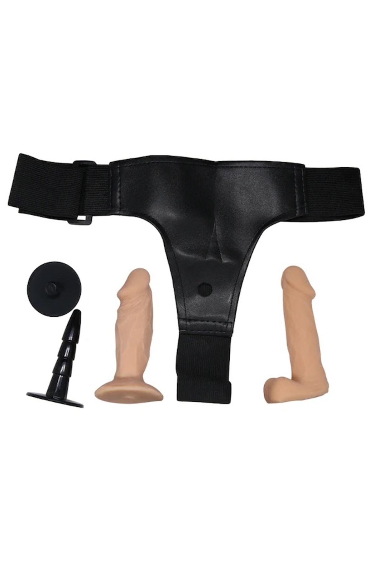 Hızlıexpress Çift Taraflı Ikili Belden Bağlamalı Realistik Anal Plug Ve Dildo Penis 7