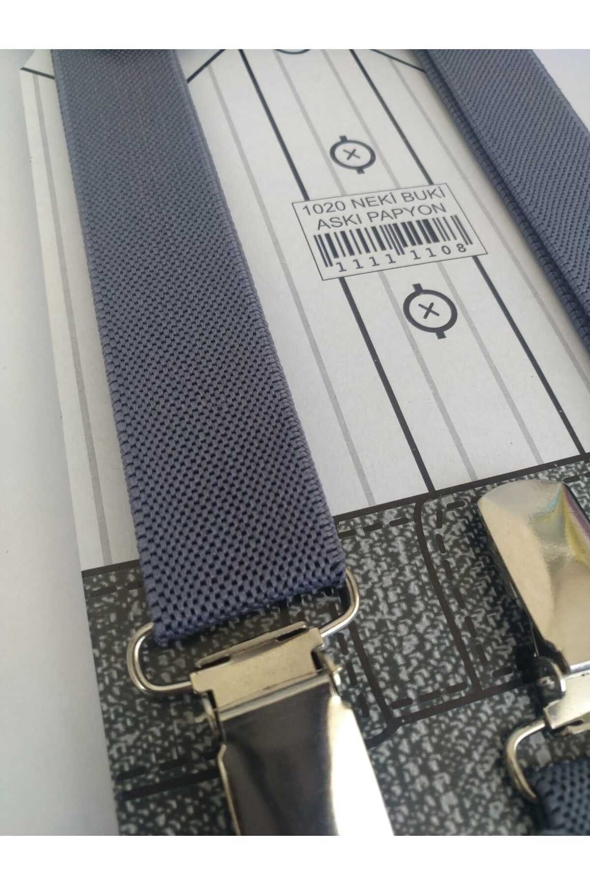 Meriç bebe-Set cu bretele pentru pantaloni și papion pentru copii, reglabil, de 1-9 ani 3