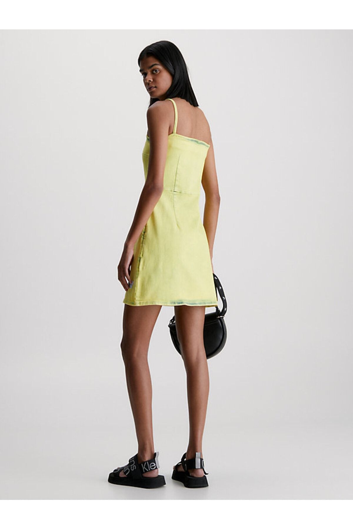 Calvin Klein Dress Yellow Short