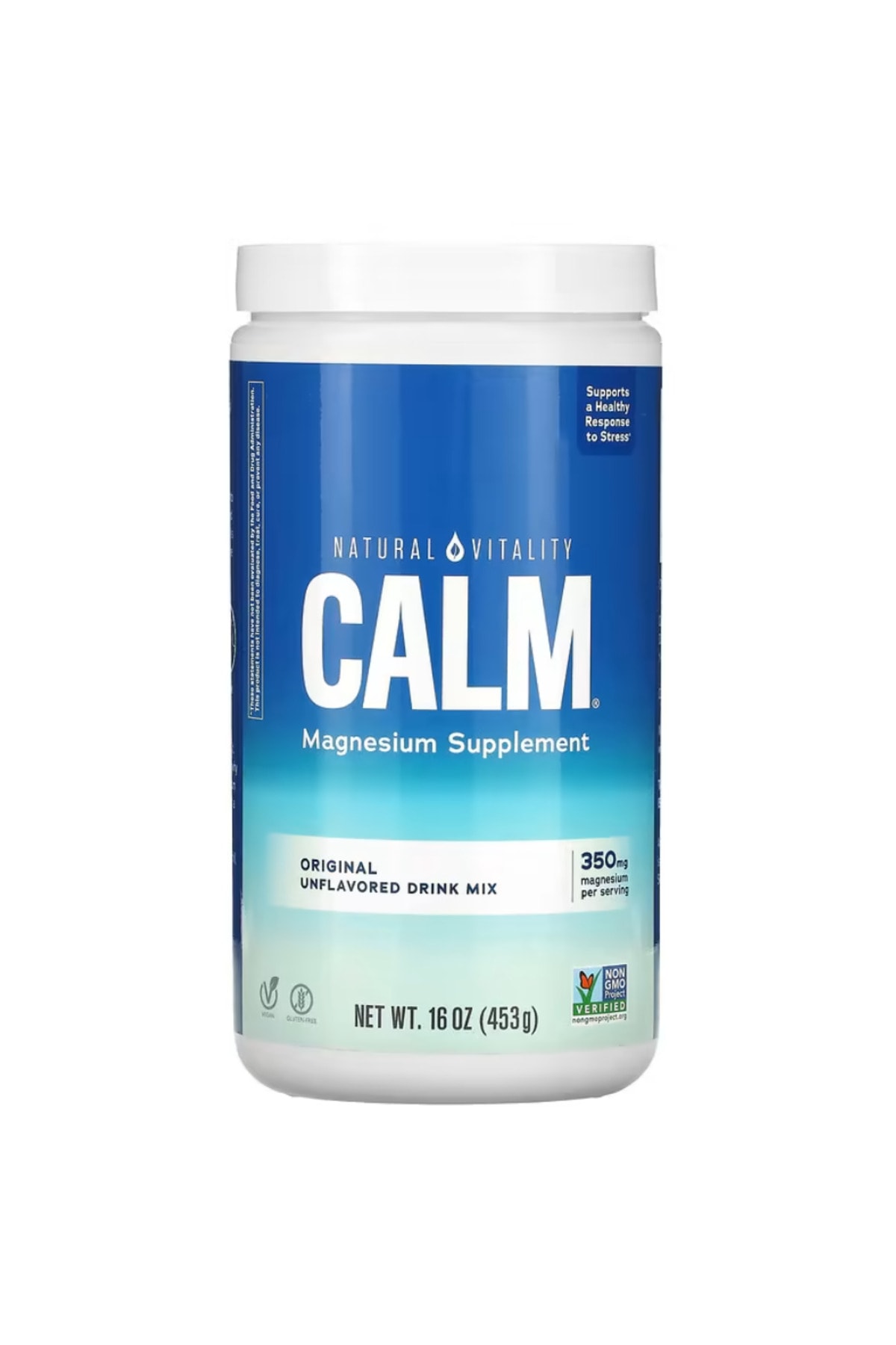 Life Natural Vitality Calm Magnesium Supplement Drink Mix Original