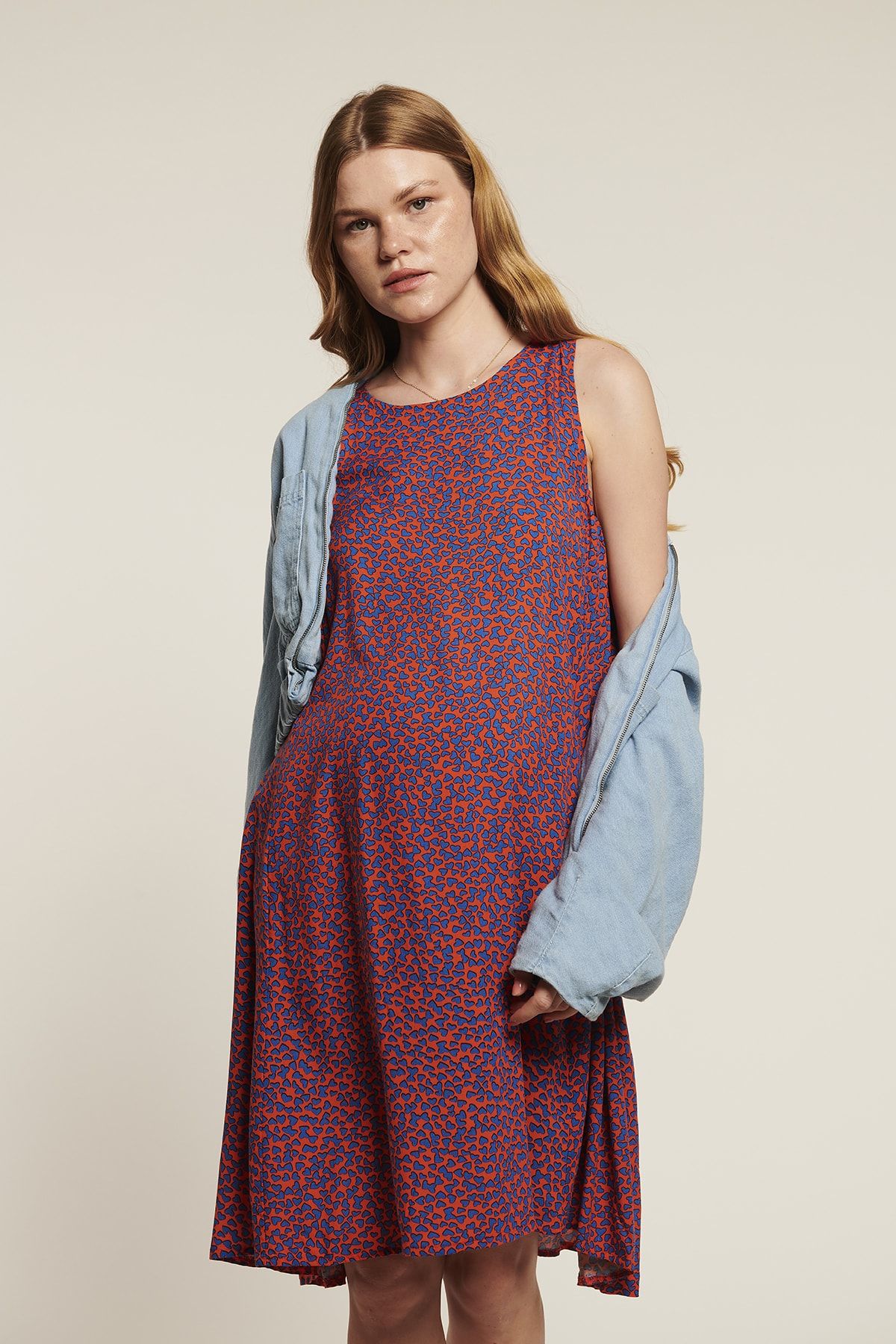 LYN MAMA-Rochie roșie de maternitate Holmes 4