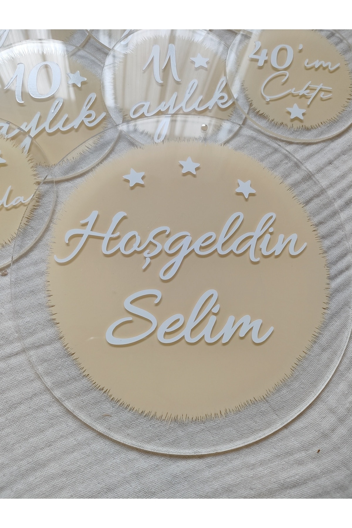 Tinytasarım Bebek Anı Disk / Ay Kartı fotoğrafı 6 (önizleme)