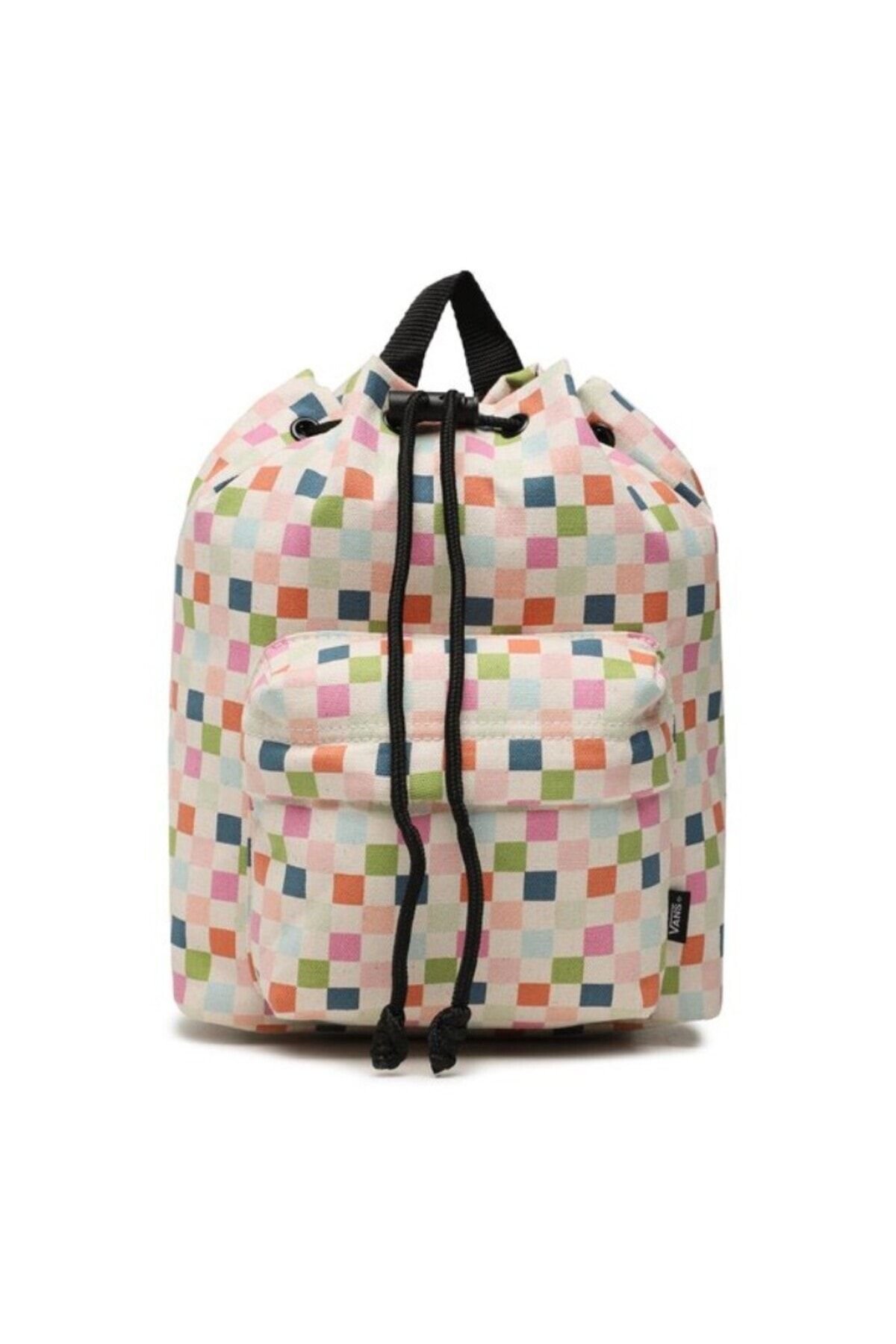 Vans rainbow checkered backpack sales