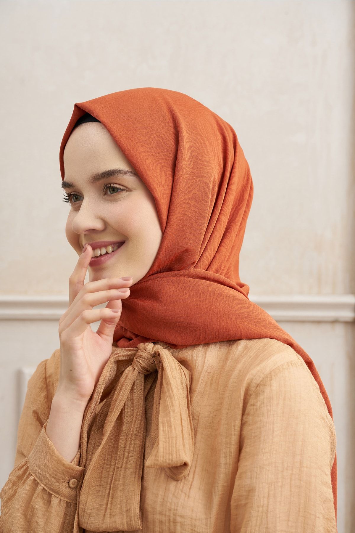 ARMANDA-Nou sezon labirint cu model șal - seria Perla cu model minimalist șal elegant eșarfă hijab 3