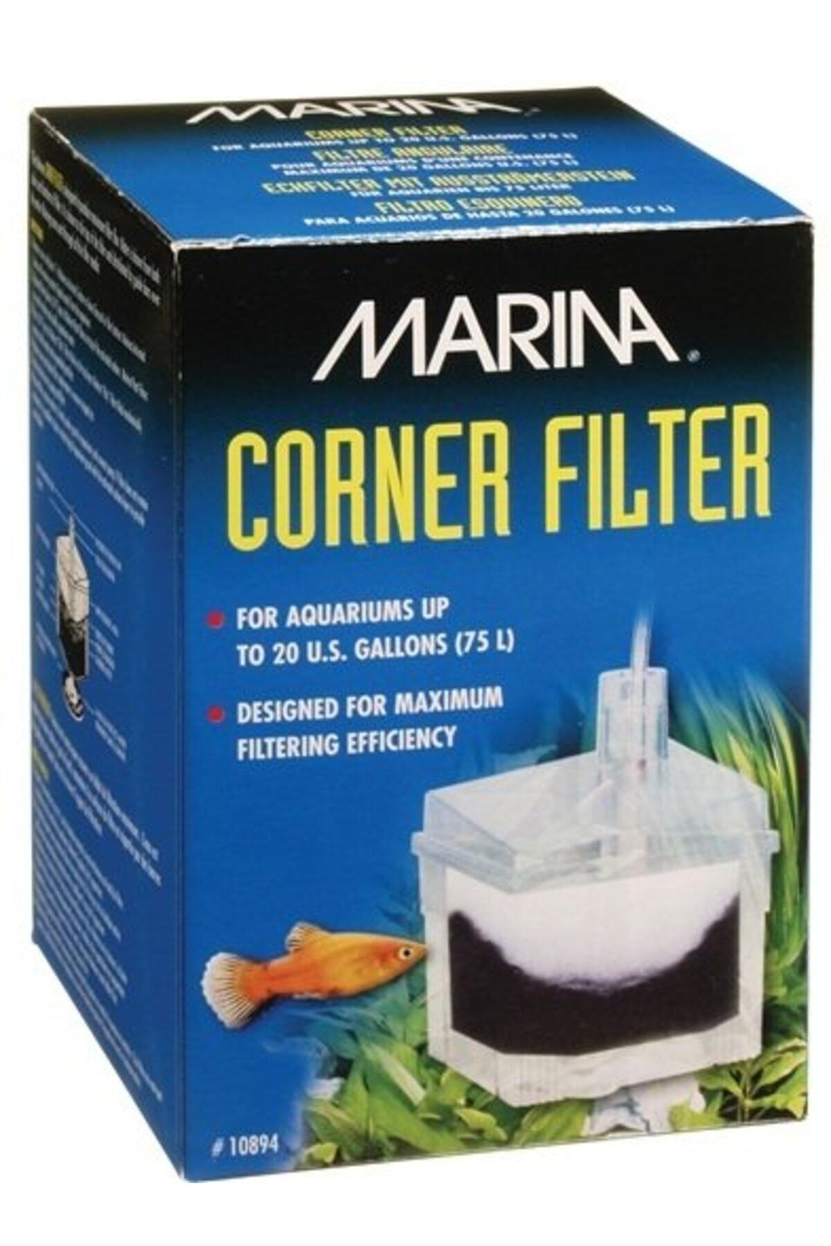 فیلتر آکواریوم مردانه و زنانه گوشه اورجینال Marina