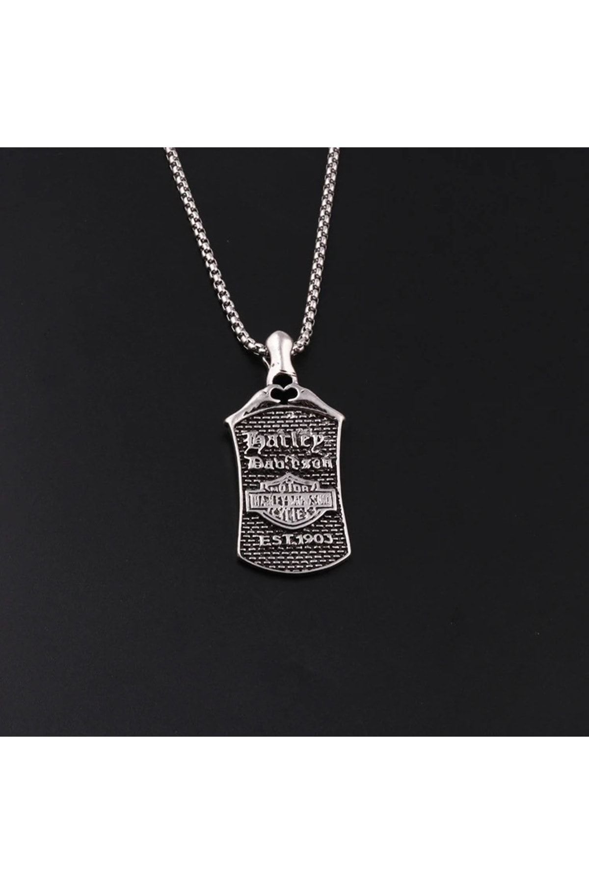 Sewor High Quality Stainless Steel Harley Davidson Necklace Trendyol