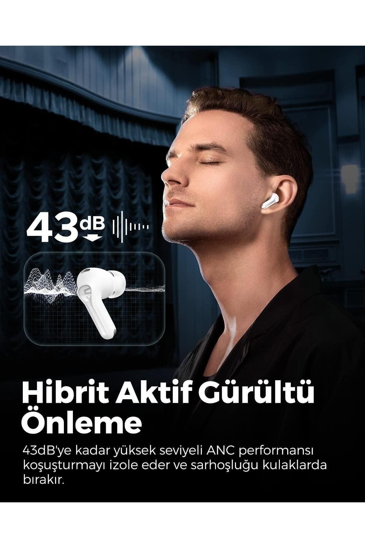 Capsule 3 Pro Hi-Res Ses Sertifikalı 3+3 Mikrofon ANC-ENC 5.3 Bluetooth Kulaklık - 2