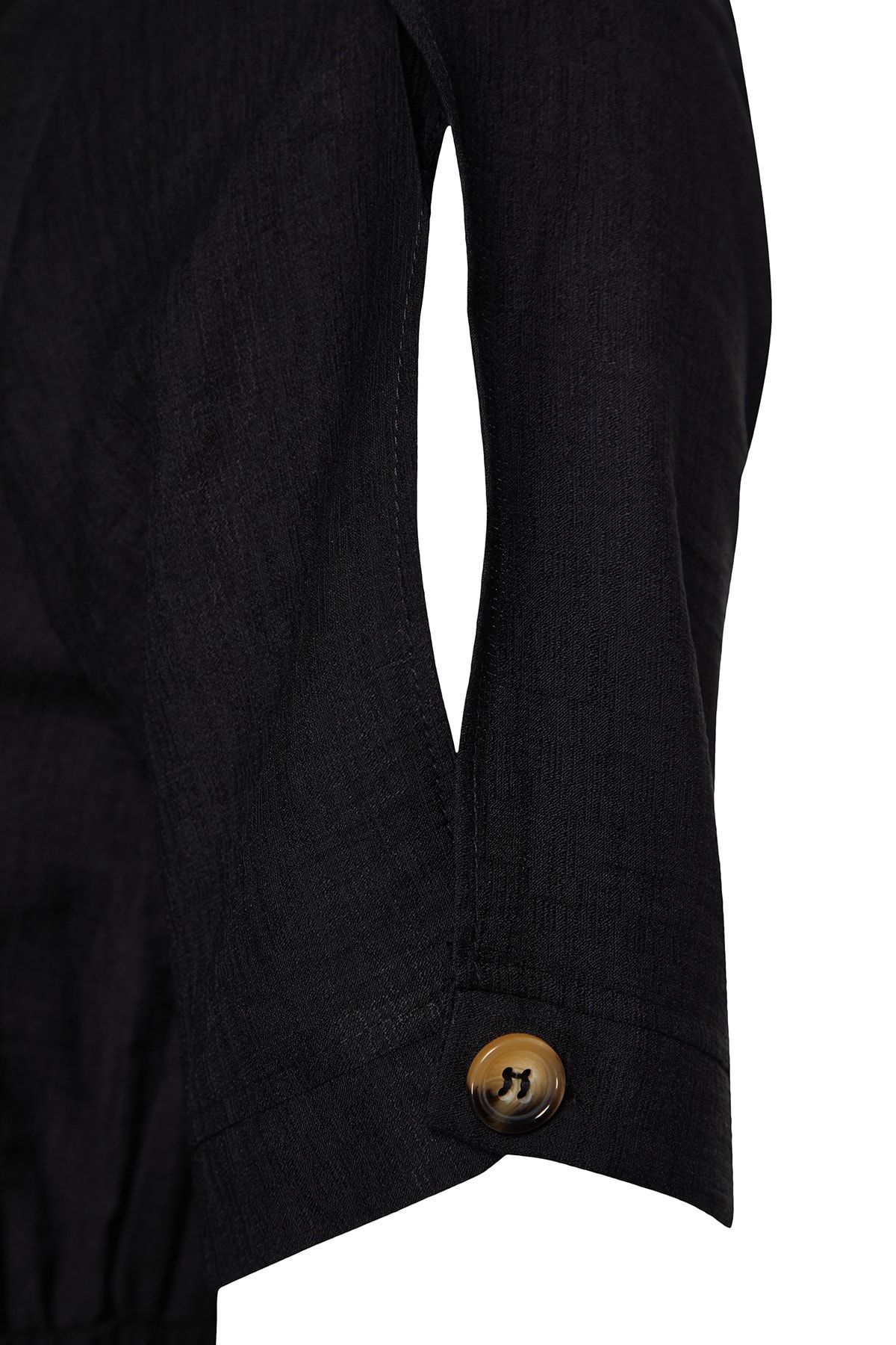 Trendyol Curve-Gewebtes Kleid mit Gips- und Knopfdetails 6
