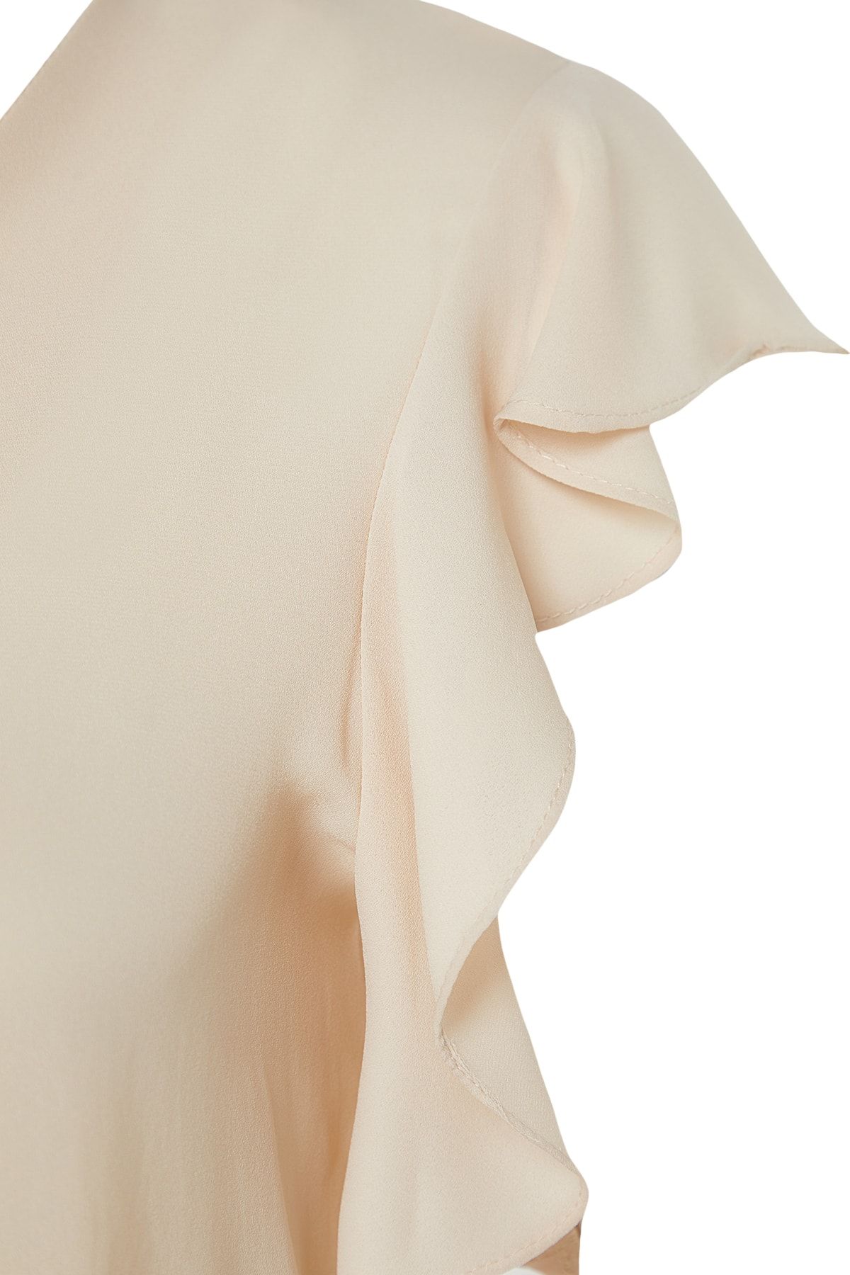 Trendyol Curve-Πέτρινη υφασμένη μπλούζα Plus Size - Κουμπωτά και βυσσινί μπλούζες TBBSS22BZ0714 7