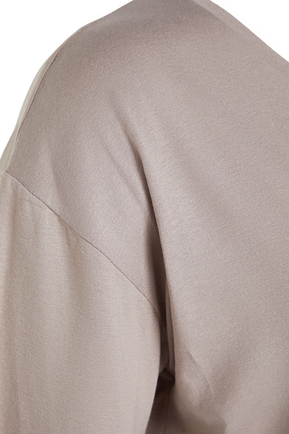 Trendyol Curve-Detailliertes Strick-T-Shirt mit Nerzkragen TBSSS22TS0877 7