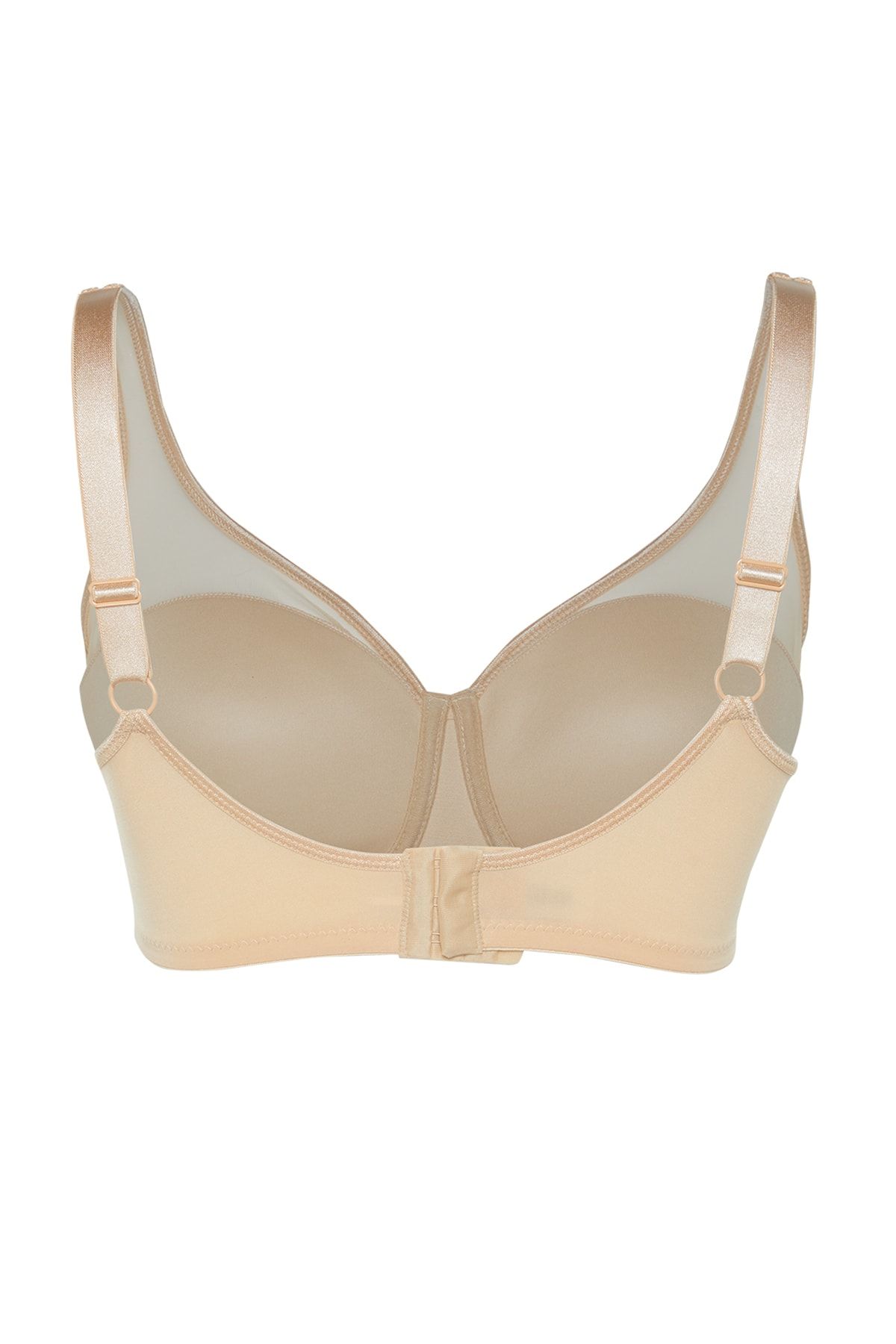 Trendyol Curve-Plus Size BH mit Raffung und Mesh-Details – festes Finish, bügelbar TBBAW23CW00004 8