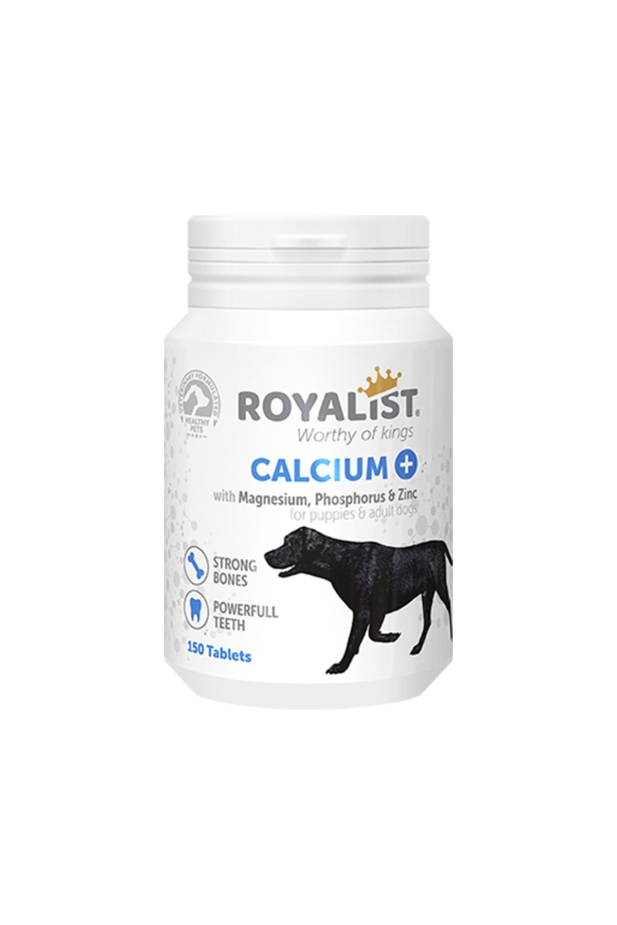 akçakoyunlu Royalist Calcium Köpekler İçin Kemik ve Diş Güçlendirici Tablet (150 Tablet)