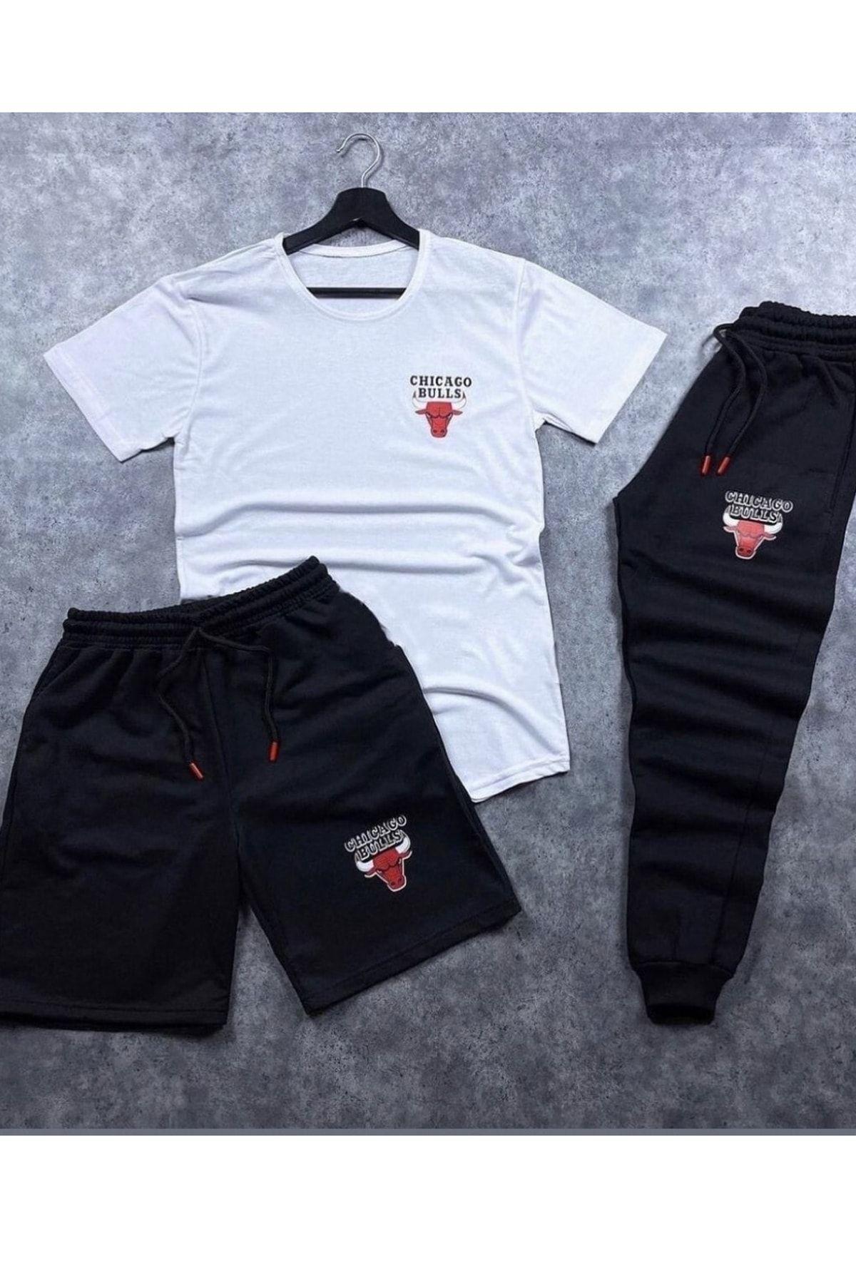 İnsane Minds Combinație De Pantaloni Scurți-pantaloni De Trening-tricou Pentru Bărbați Masculin - XL