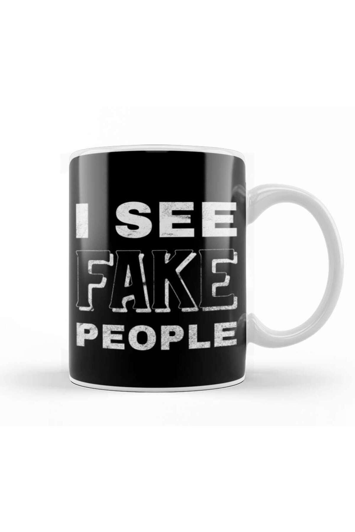 I See Fake People Mug Porcelain