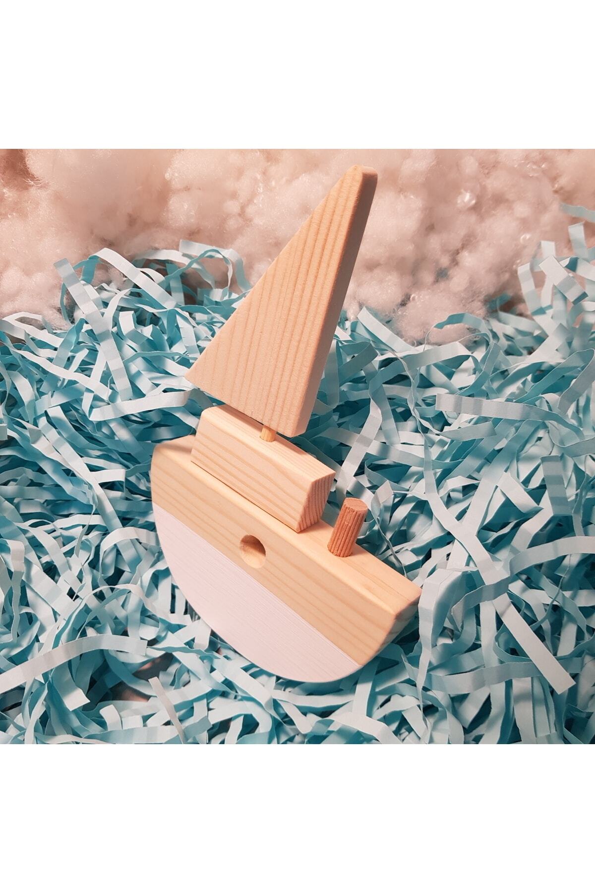 aswood El Yapımı Ahşap Oyuncak Baby Gemi Çocuklar için Hayal Gücünü Geliştiren Hediyelik Oyuncak fotoğrafı 4 (önizleme)