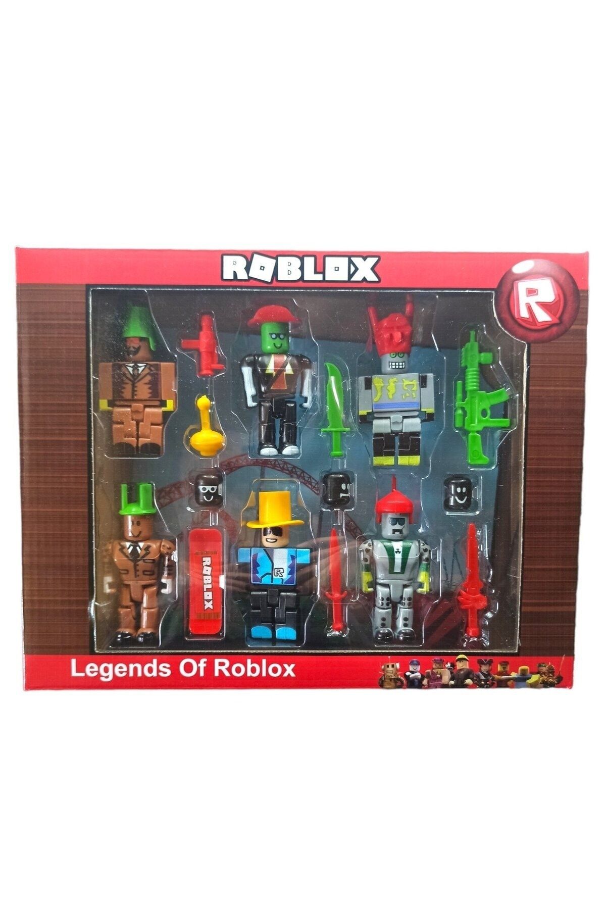 PopŞeker-Toy Roblox Figures Legends of Roblox Set of 6 Characters with Accessories 3