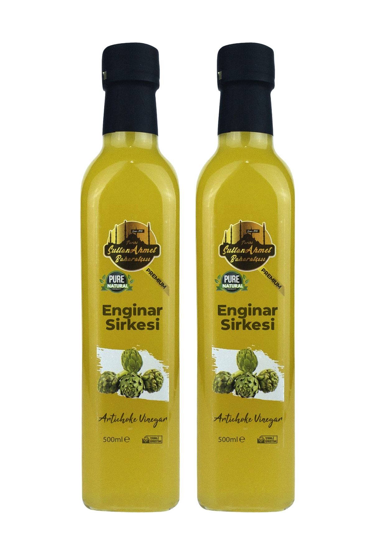 Enginar Sirkesi %100 Katkısız 2'li Set (Doğal Fermente)