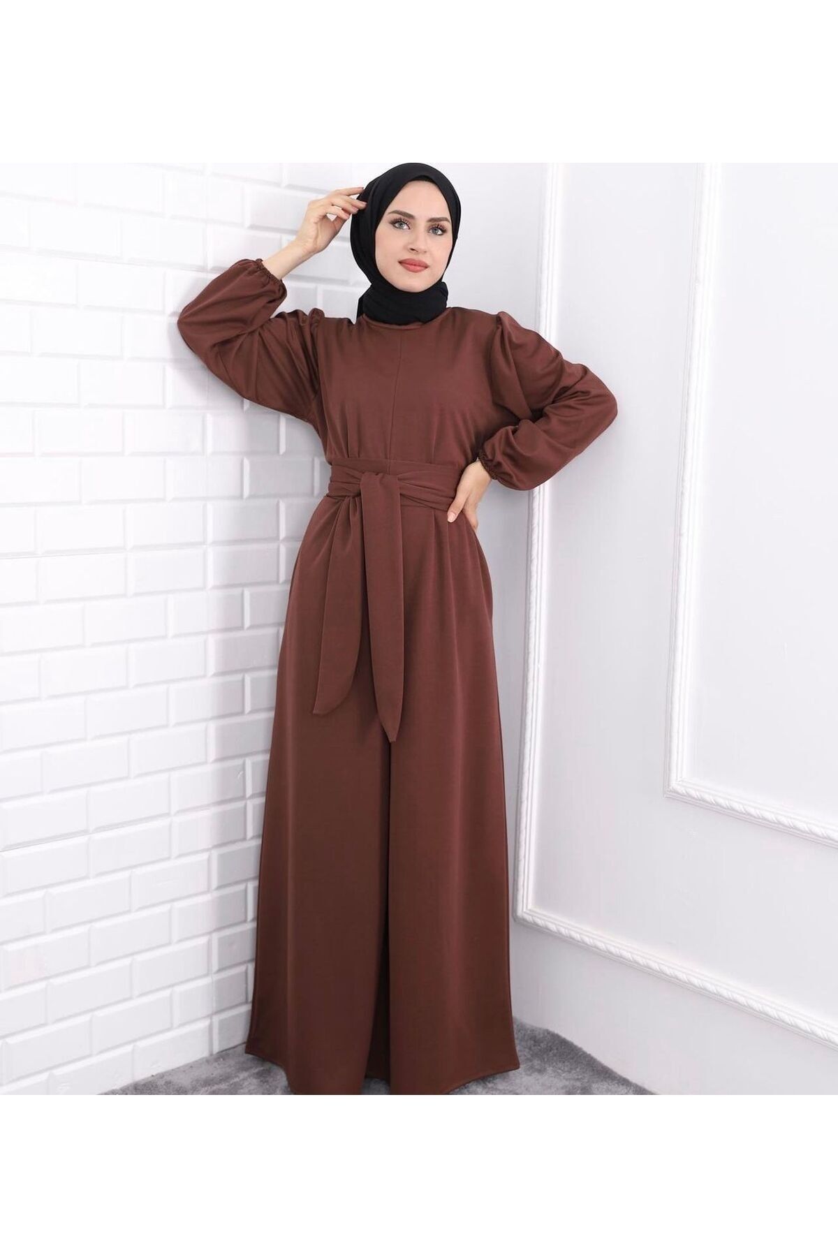 moda zeynaa-Overalls with wide wrapping 1
