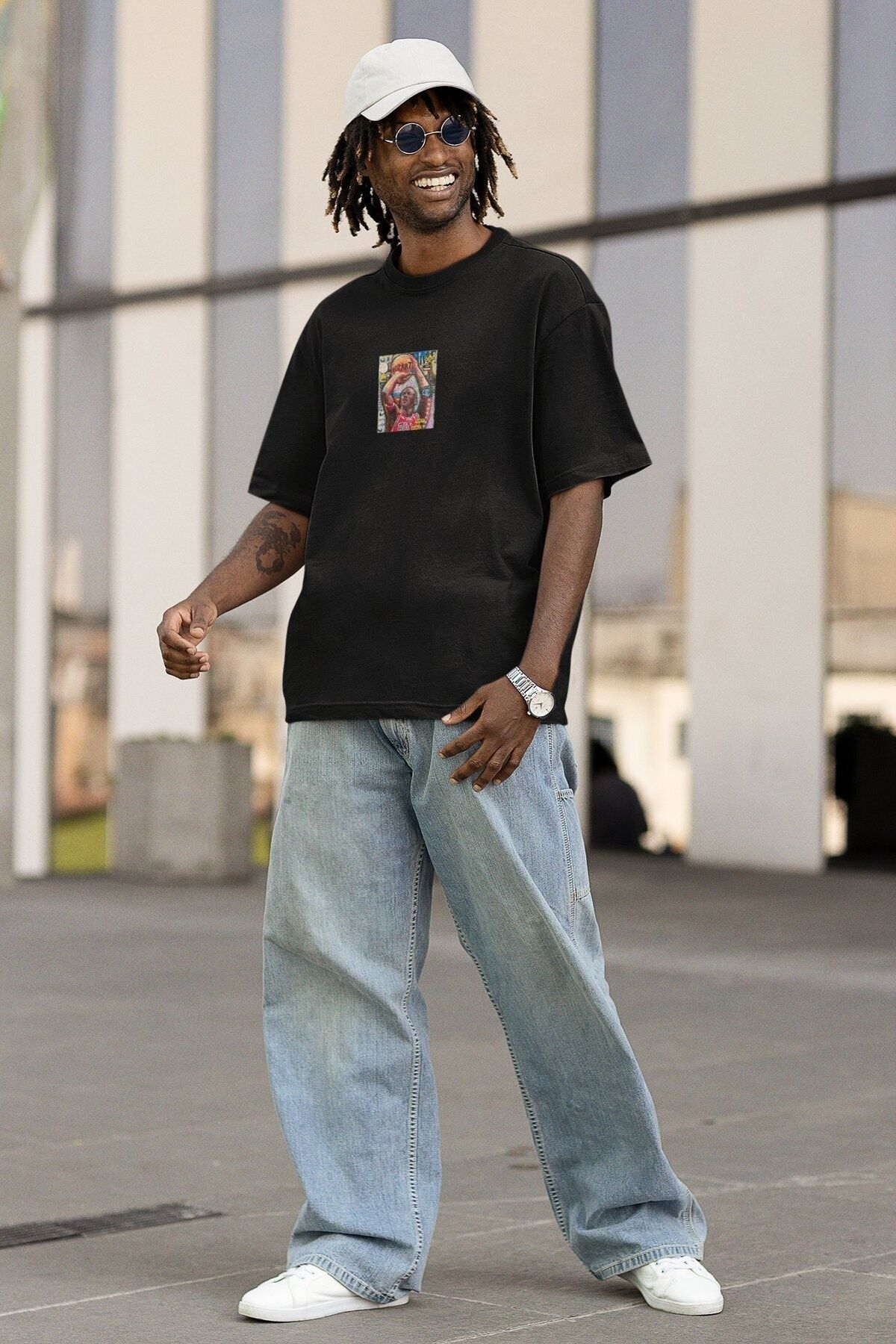 yoco Michael Jordan Special Design Oversize T shirt Trendyol