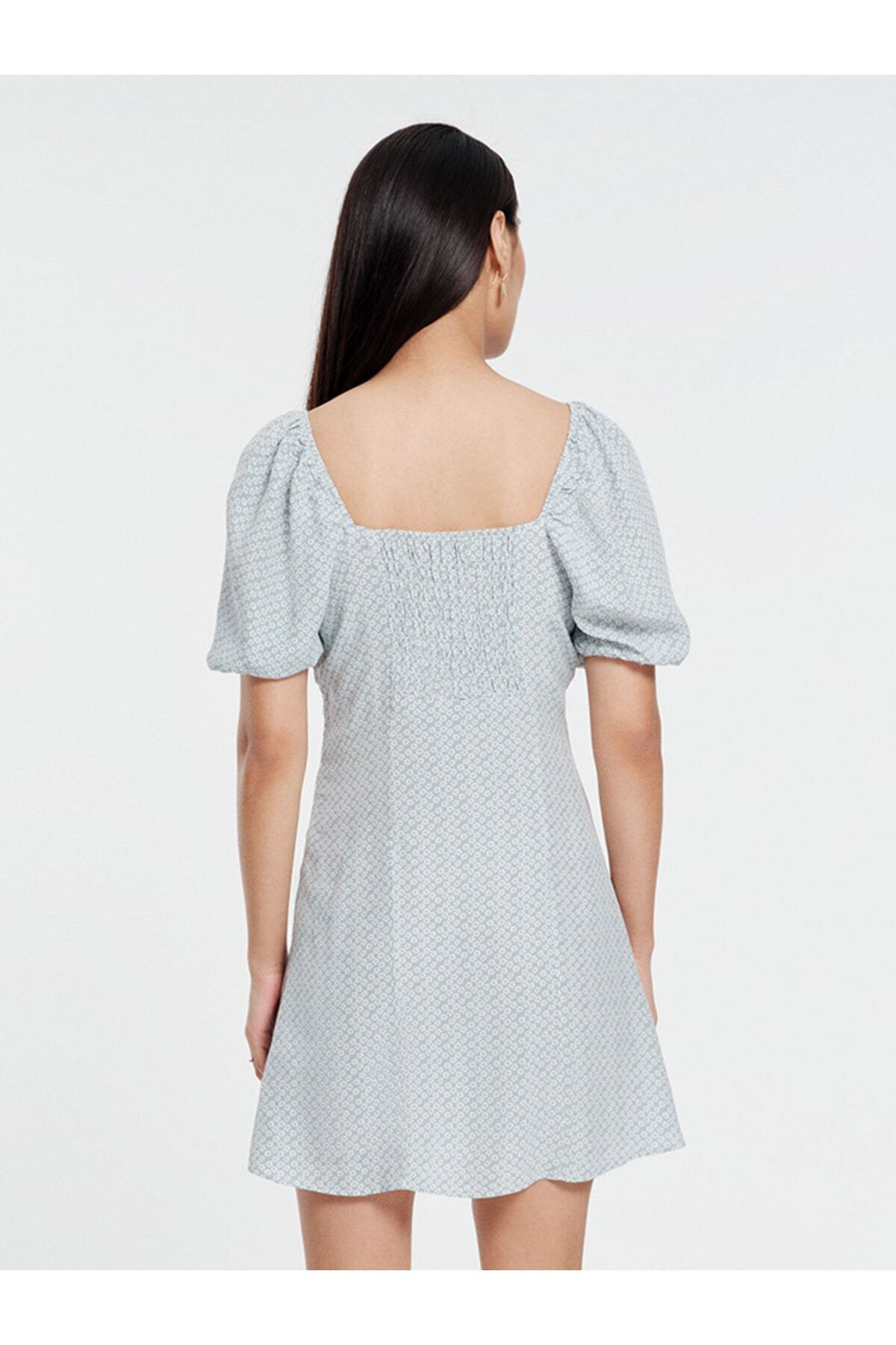 Green top loft dress