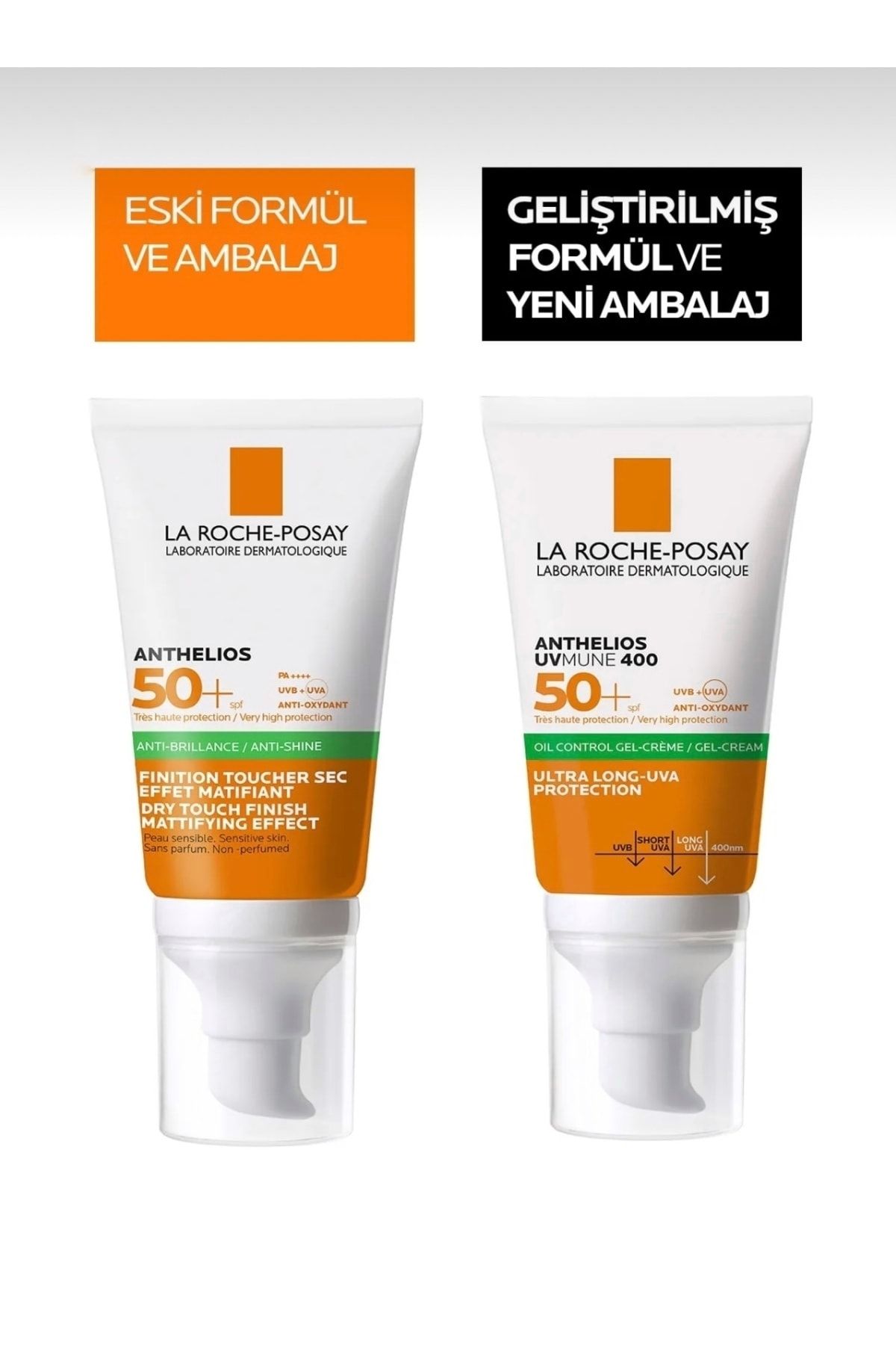 La Roche Posay کرم ضد آفتاب چهره با SPF 50+ بدون عطر و مقاوم در برابر آب
