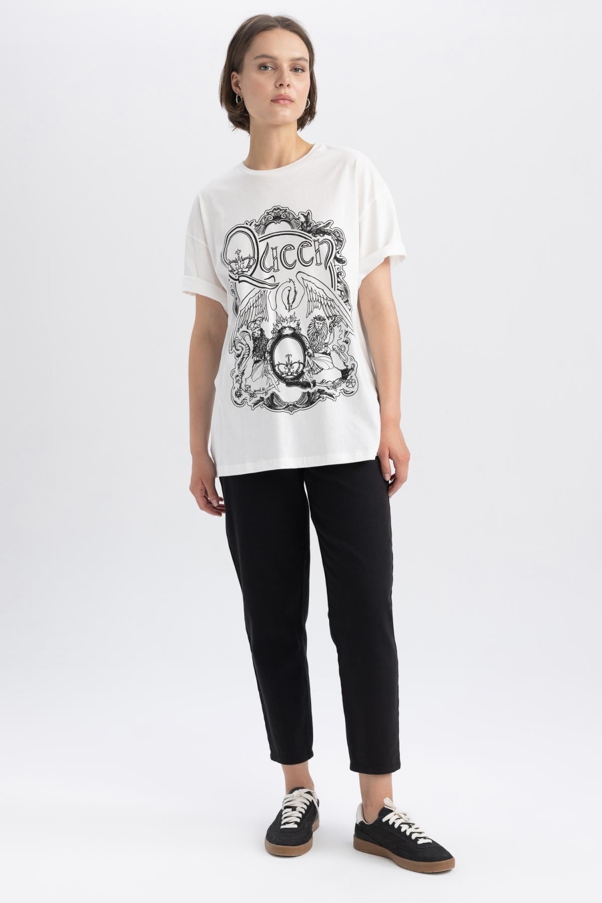 تی شرت زنانه دفاکتو | A9131AX23SM Defacto - Image 2