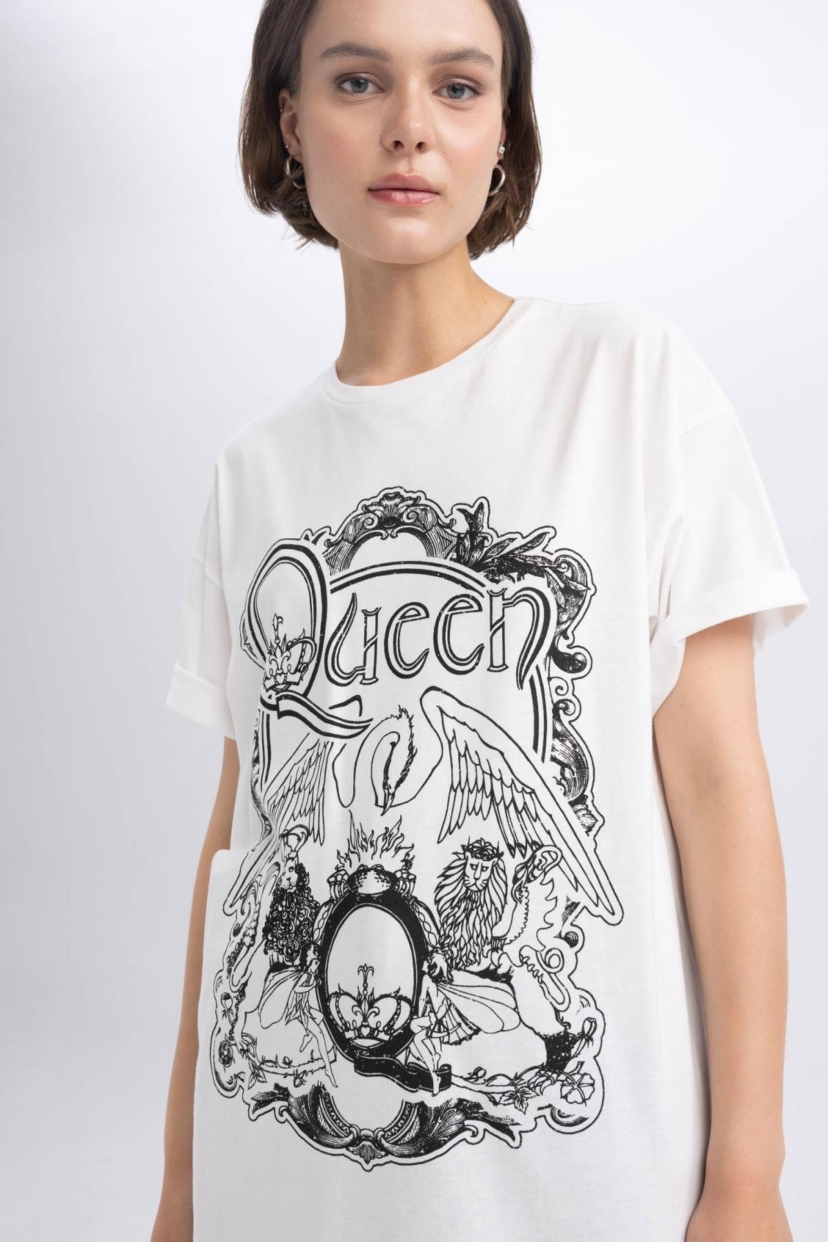 تی شرت زنانه دفاکتو | A9131AX23SM Defacto - Image 4