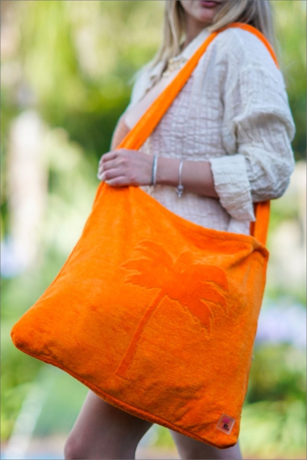 Beach towel that hot sale folds into a bag