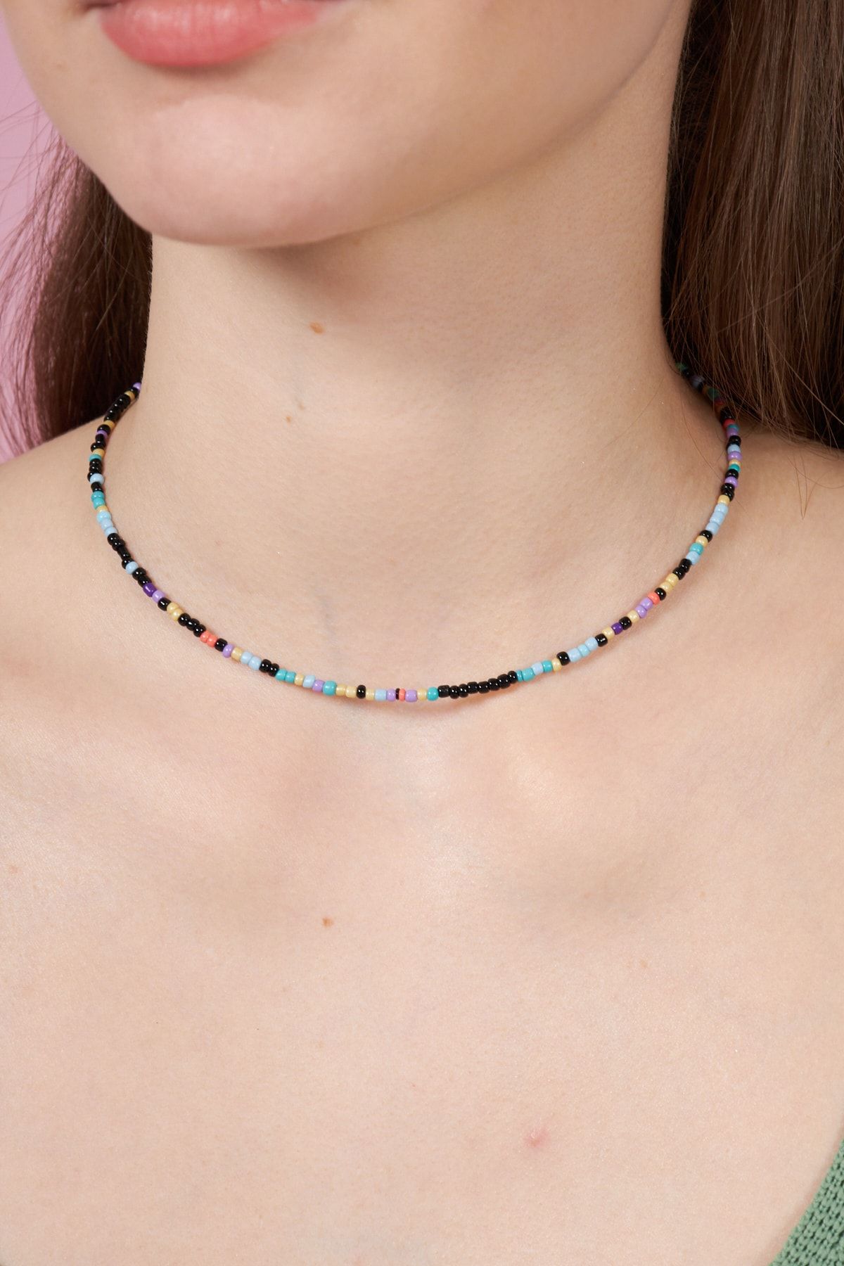 Sand sales bead necklace