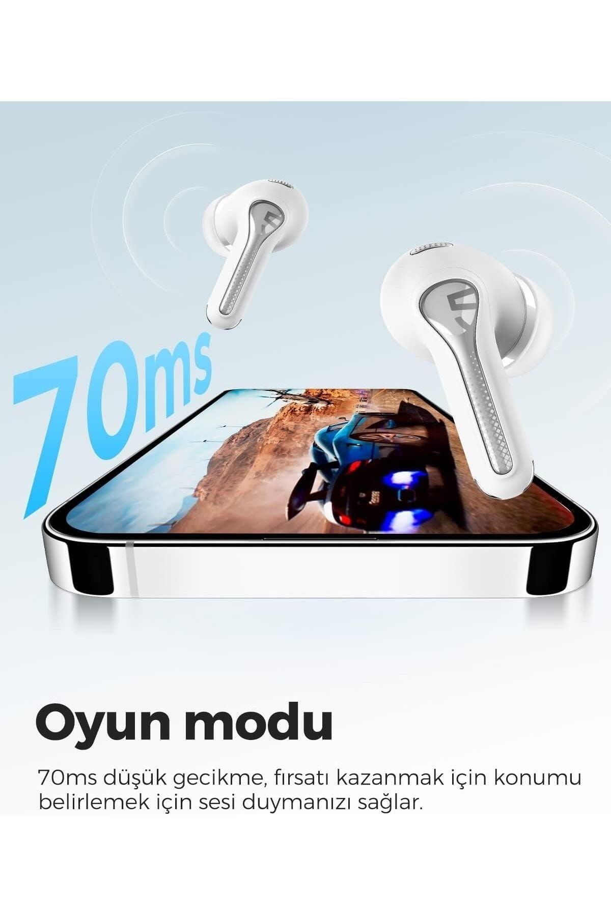 Capsule 3 Pro Hi-Res Ses Sertifikalı 3+3 Mikrofon ANC-ENC 5.3 Bluetooth Kulaklık - 7