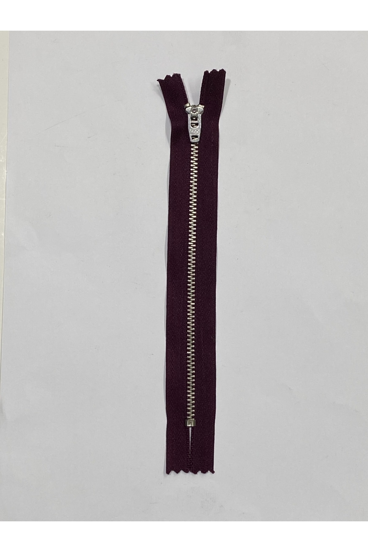 Jeans Zipper / Iron Tooth Trousers Zipper / Claret Red 18 Cm