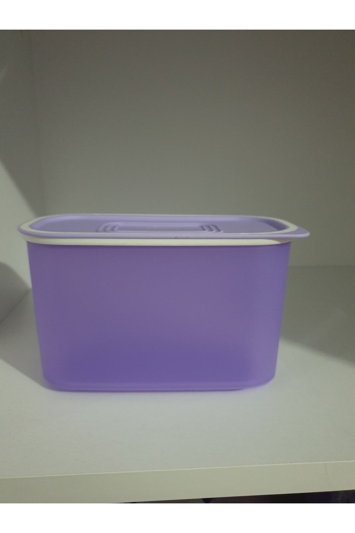 SDCV-Lilac Tupperware Quadro set - 2x800ml Cookie storage Container and Hanging spoon Apricot 2