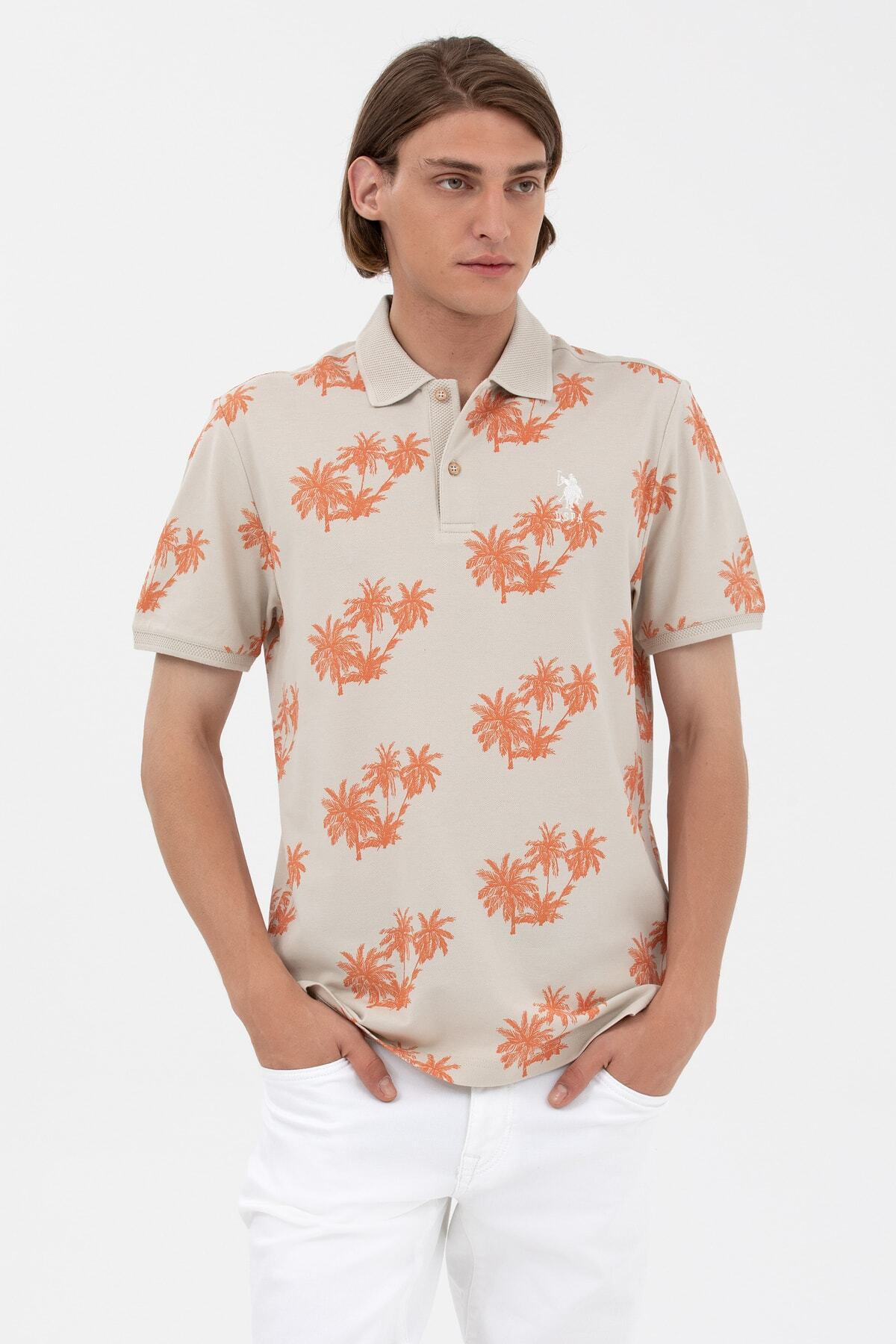 یو اس پولو تی‌شرت ورزشی مردانه پولو مدل یقه پولو سایز معمولی G081SZ011.000.1574074 VERONA