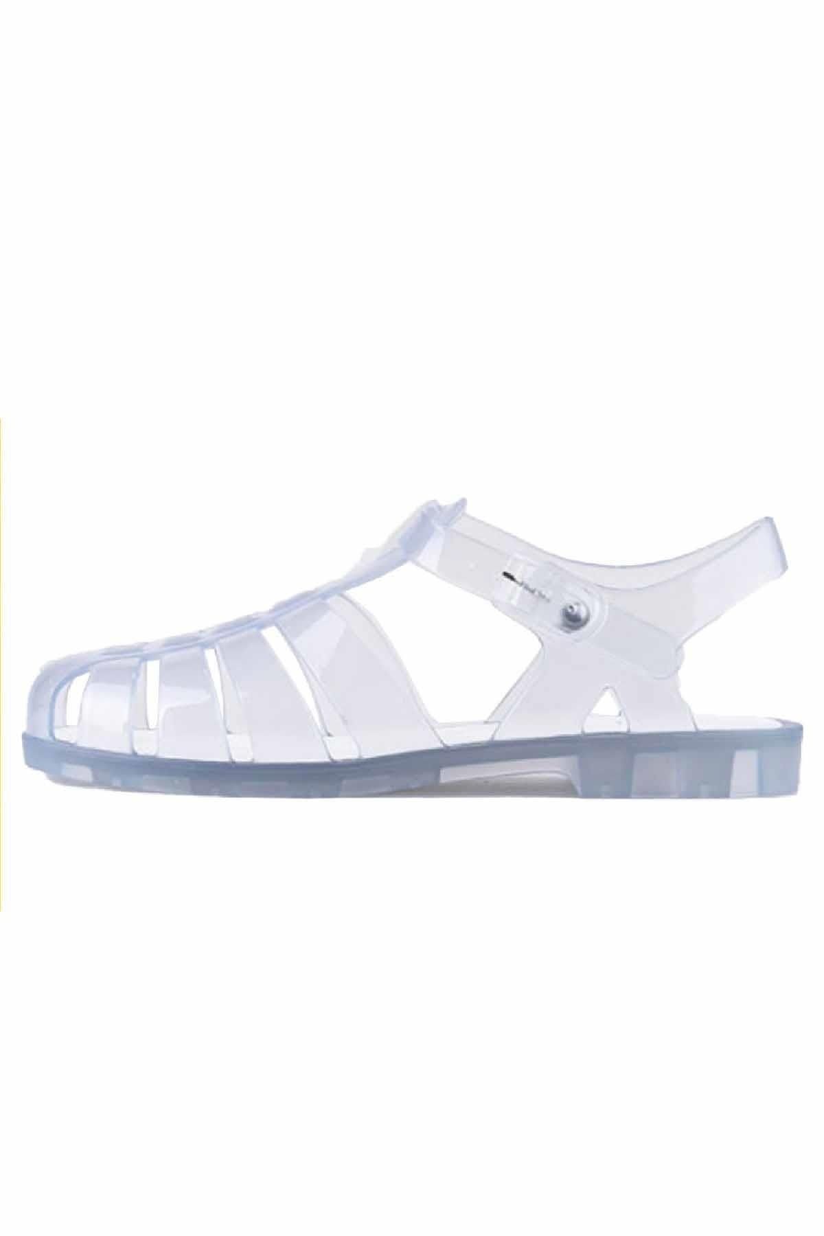 صندل سفید دخترانه و پسرانه بچگانه کفش ان Cristal Biarritz S10261 070Transparen IGOR